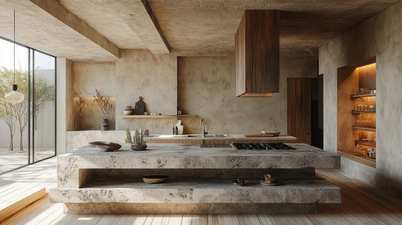 Cement Countertop Pouring in Marin County, CA