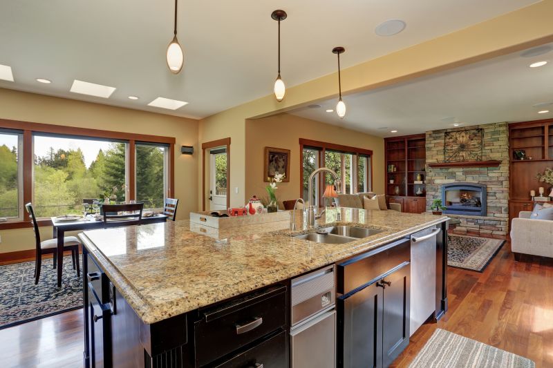 Kitchen with Granite Counter