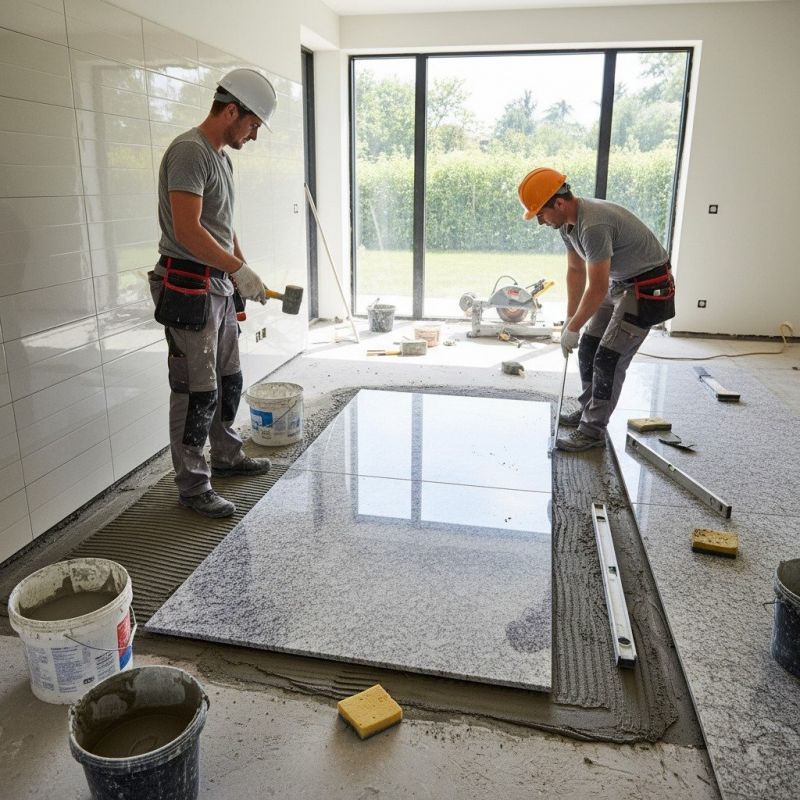 Local Granite Installation pros at work
